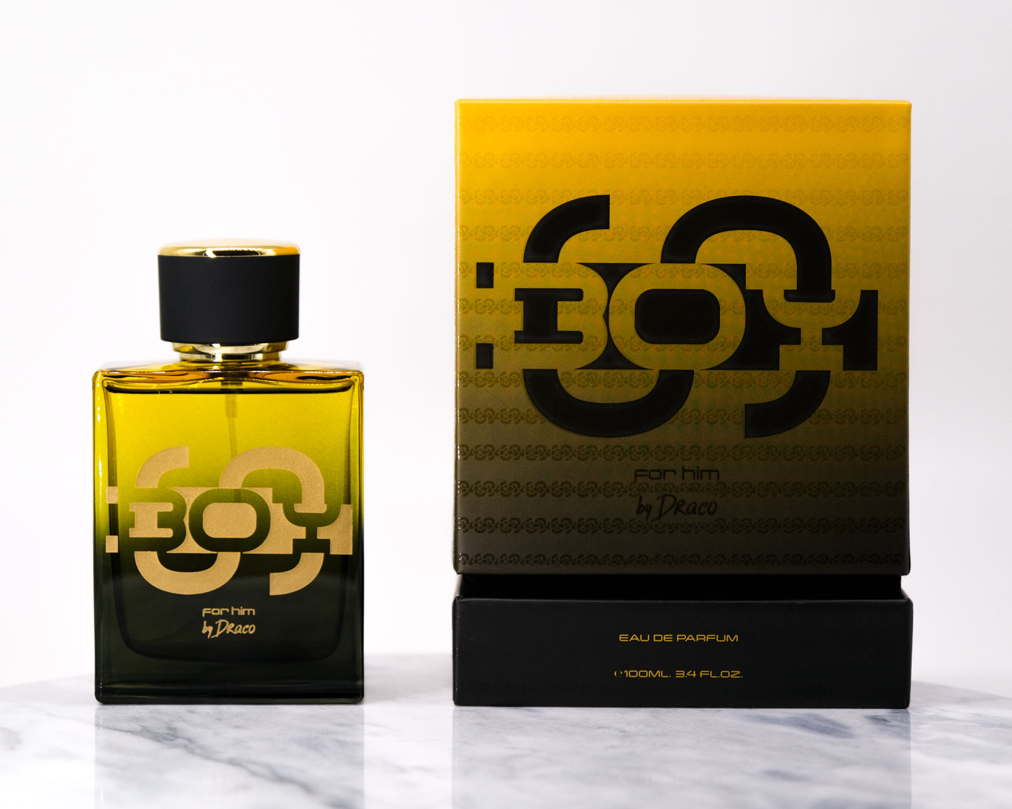 Sboy for Him by Draco perfume bottle and box