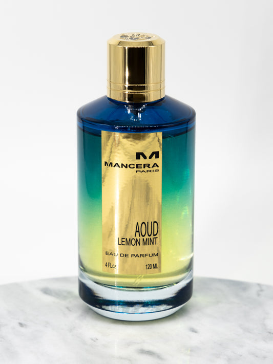 Mancera Aoud Lemon Mint perfume bottle