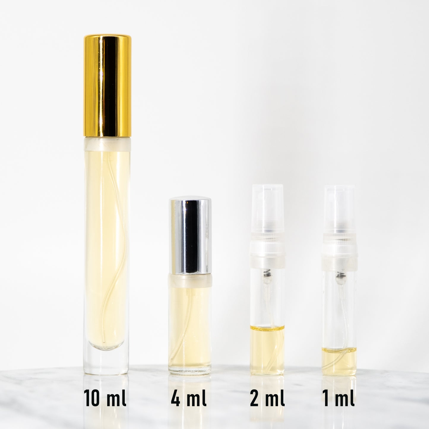 Apollonia perfume sample bottles 4 sizes 10ml 4ml 2ml 1ml