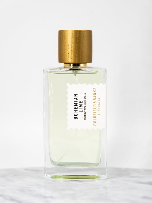 Bohemian Lime Goldfield & Banks perfume bottle