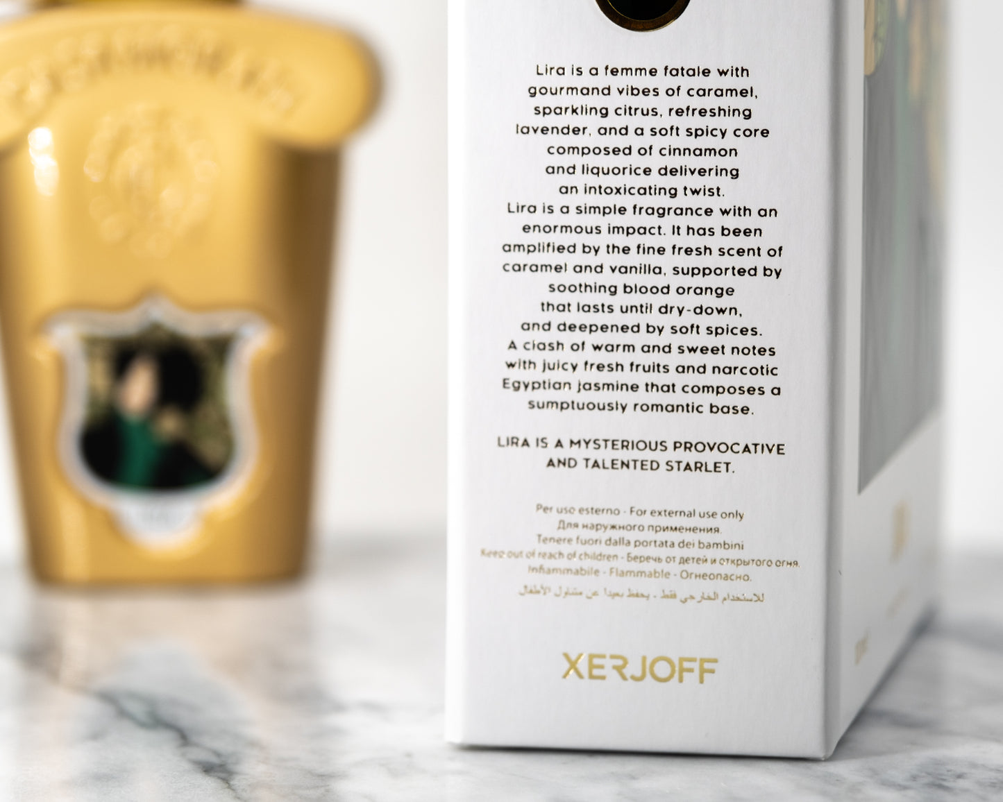 Xerjoff Casamorati Lira perfume box info