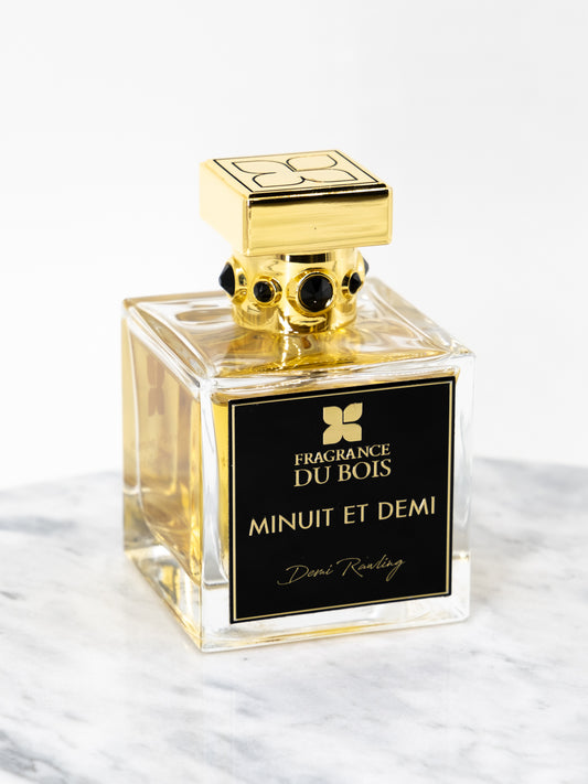 Minuit et Demi Fragrance du Bois & Demi Rawling perfume bottle 