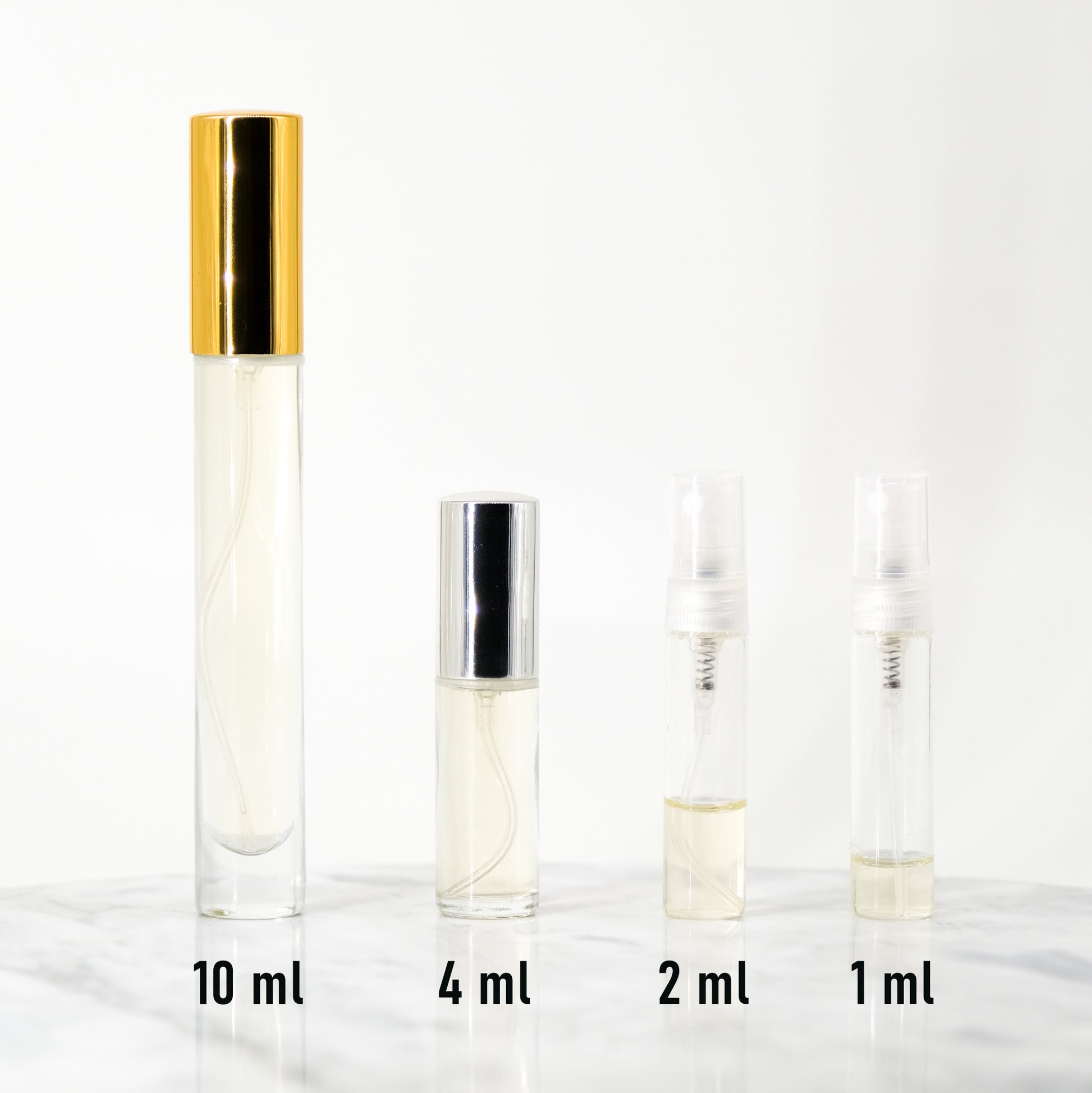 Parfums de Marly Oajan perfume sample bottles 4 sizes 10ml 4ml 2ml 1ml