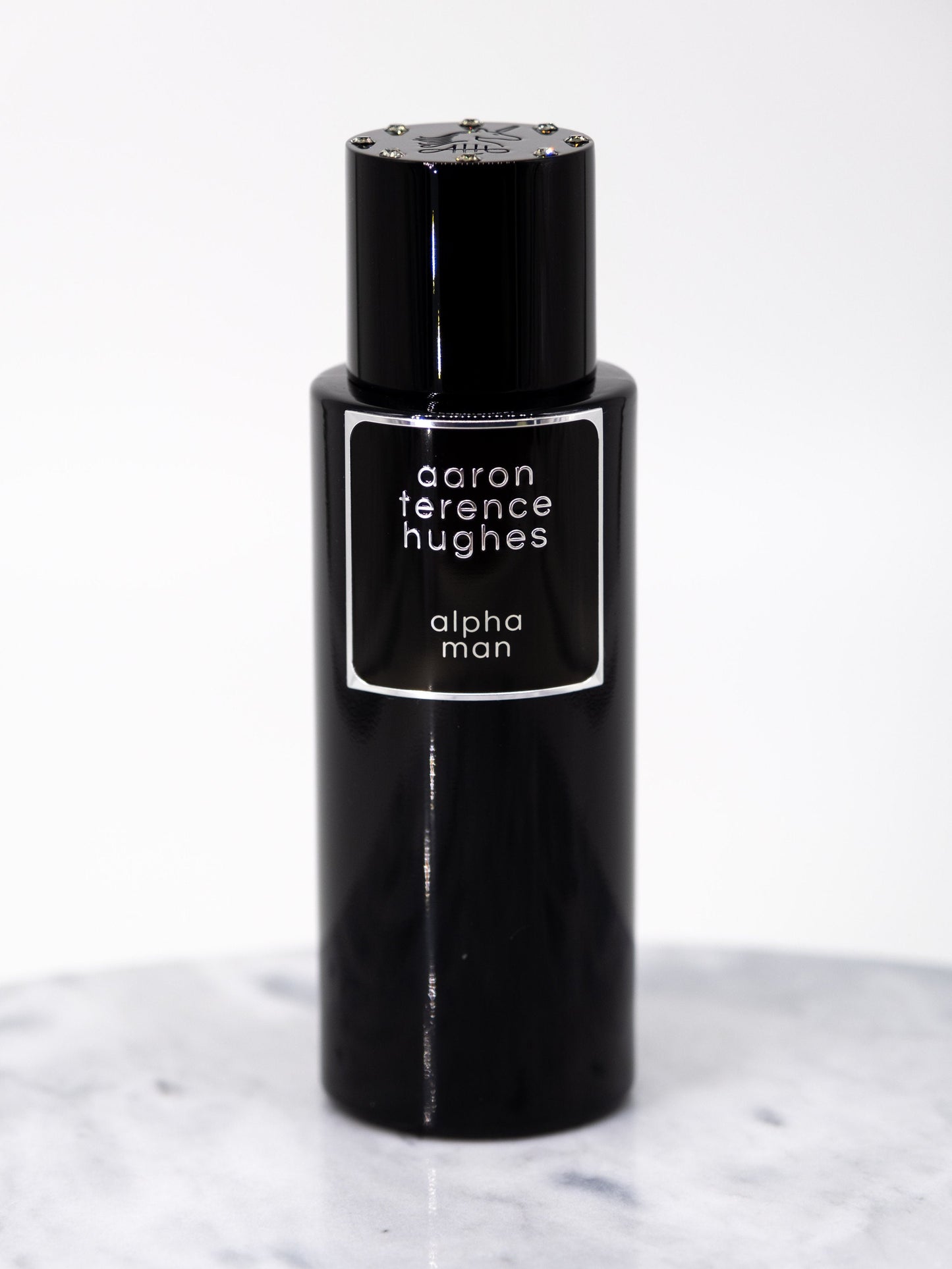 Aaron Terence Hughes Alpha Man perfume bottle