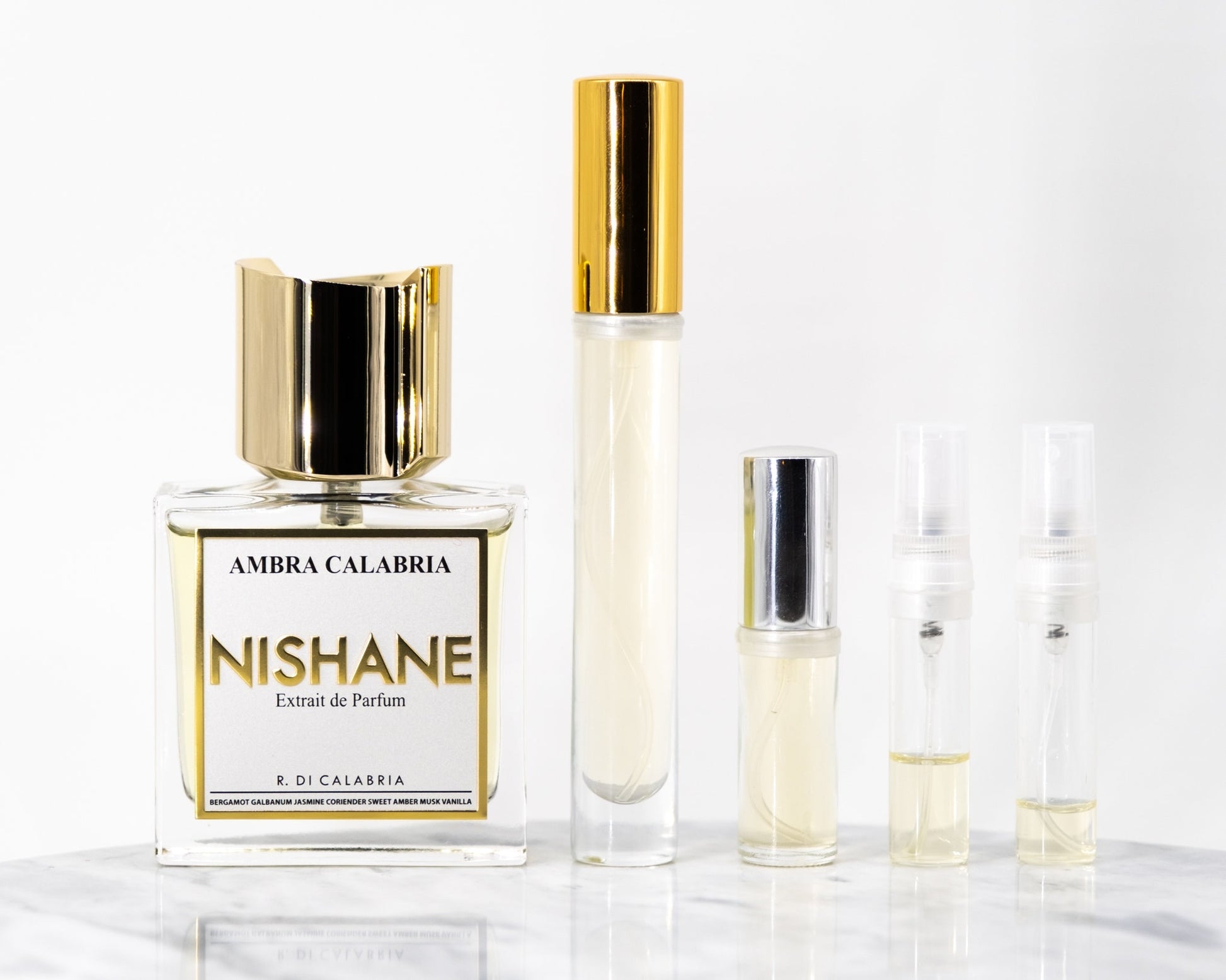 Nishane Ambra Calabria perfume samples