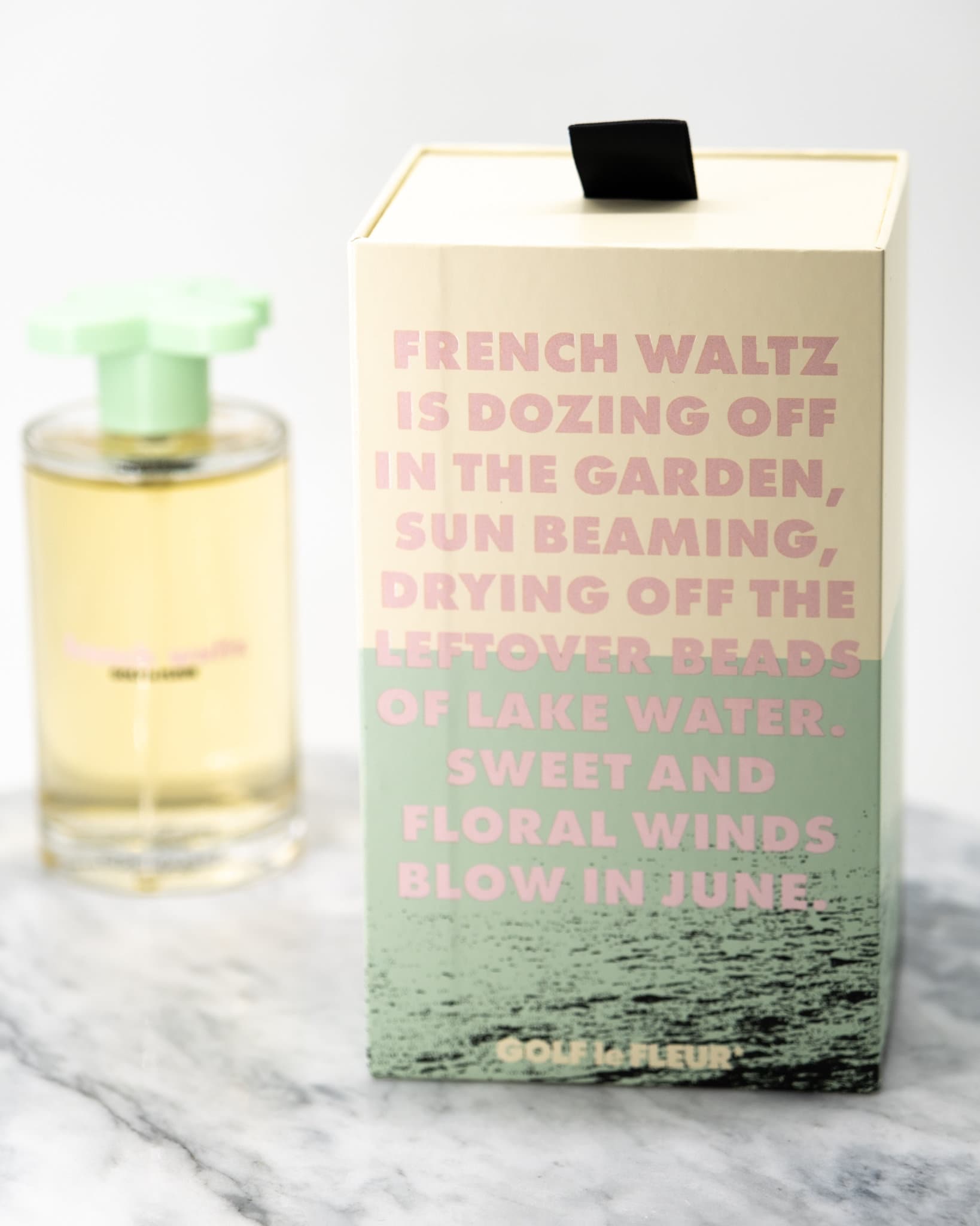 Golf le Fleur French Waltz perfume box info