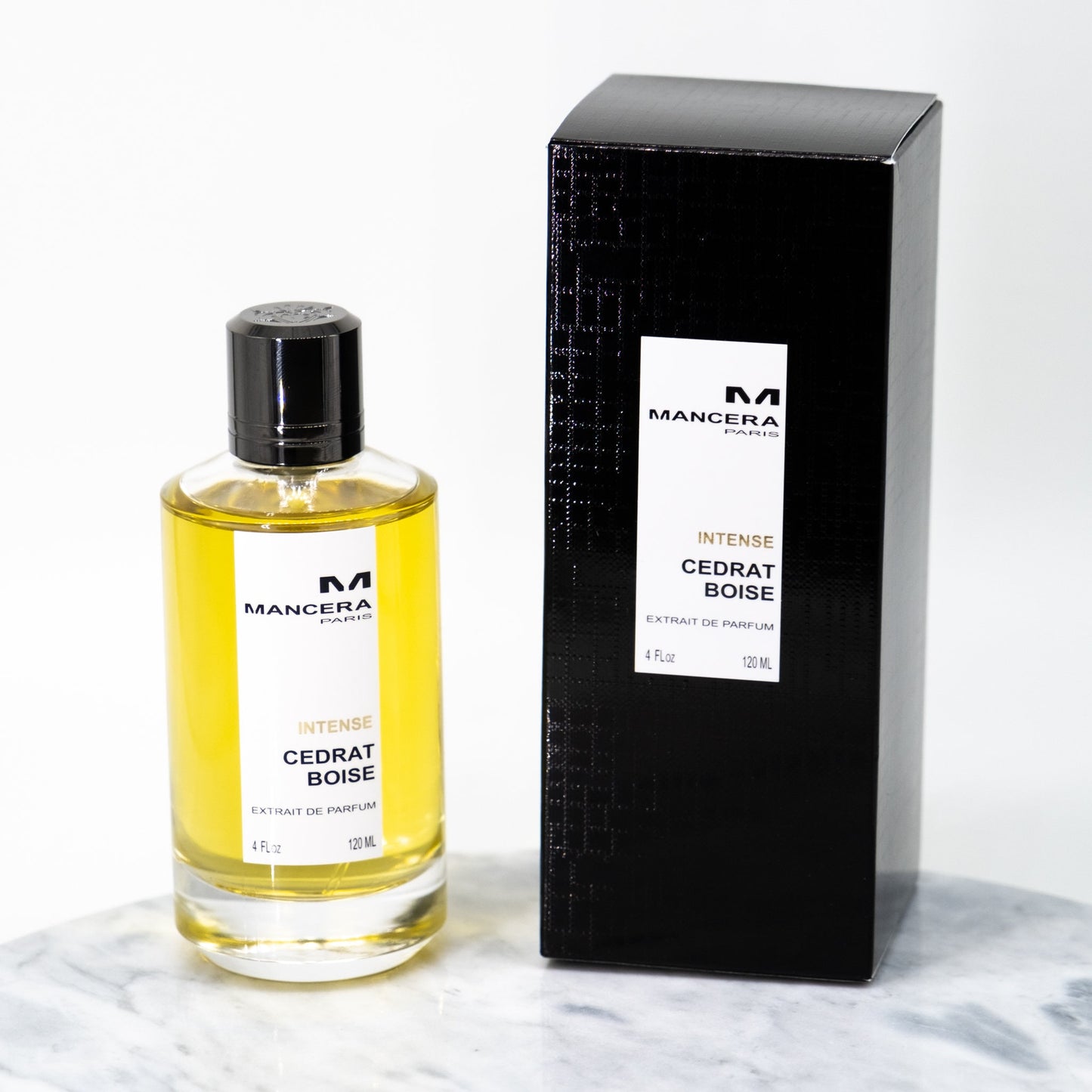 Mancera Intense Cedrat Boise perfume bottle and box